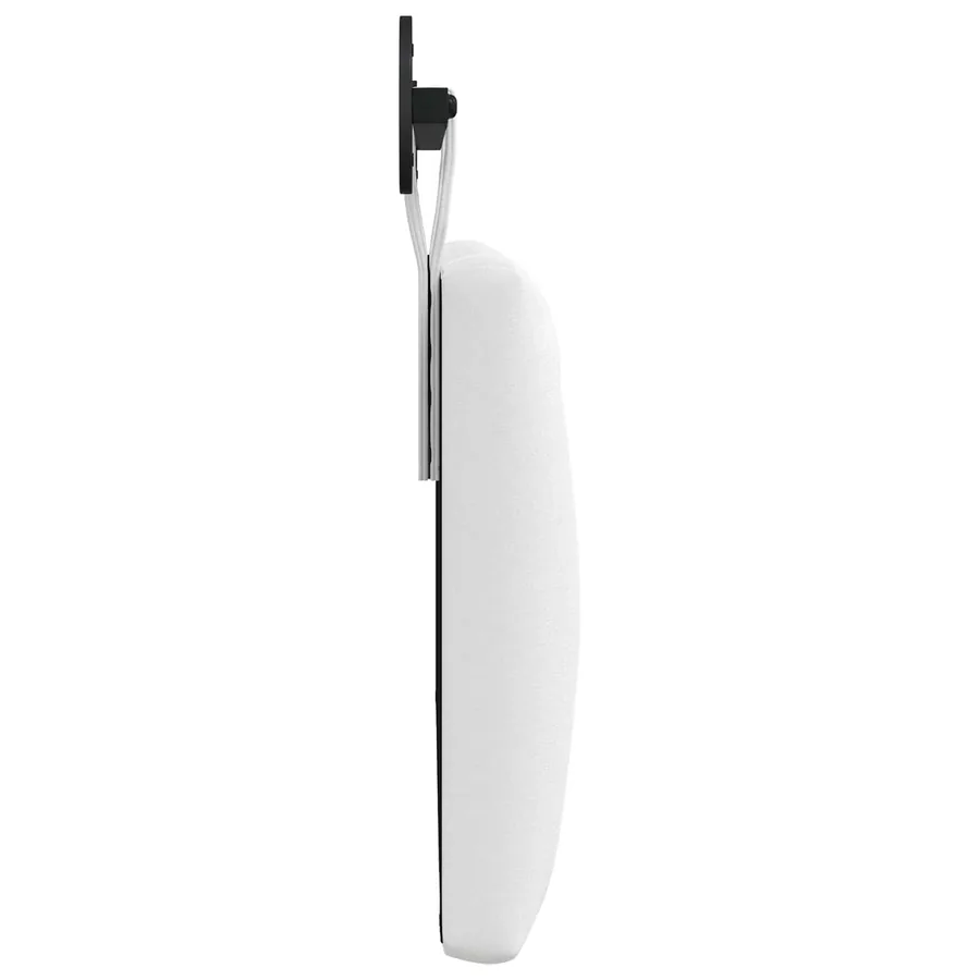 Tête de lit suspendue Blanc Tissu - 6