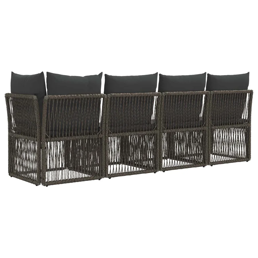 Canapé 4 places avec accoudoir gauche 4 pcs 4-Nombre de places - 6