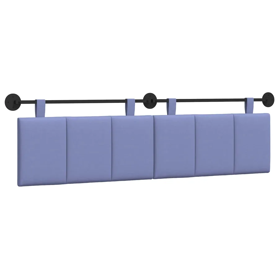 Tête de lit suspendue Bleu denim Tissu - 2