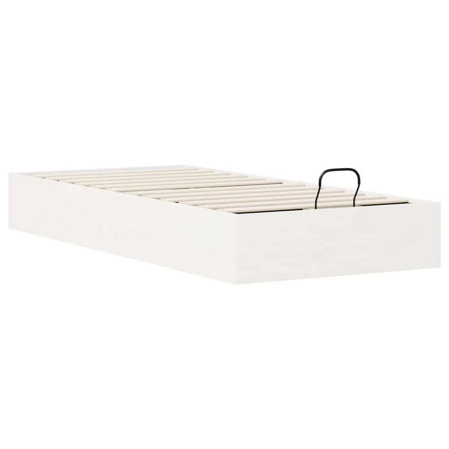Cadre de lit ottoman avec rangement Blanc 80 x 200 cm - 6