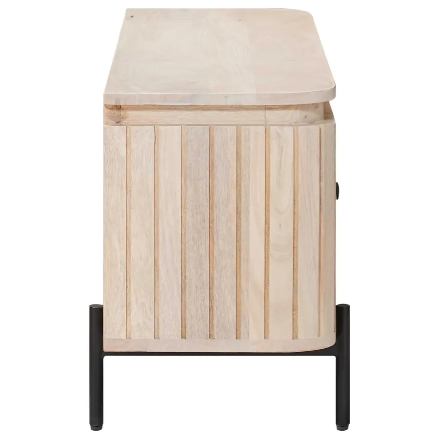 Meuble TV avec étagère avec stockage 105 x 30 x 45 cm - 6