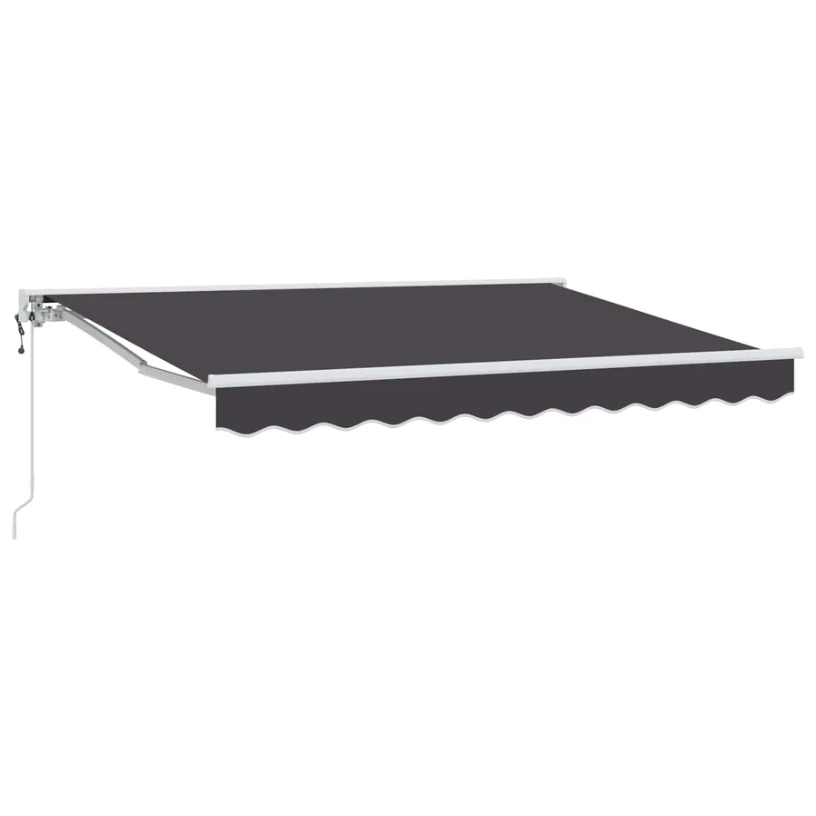 Auvent rétractable électrique Anthracite 3 x 2,5 m - 2