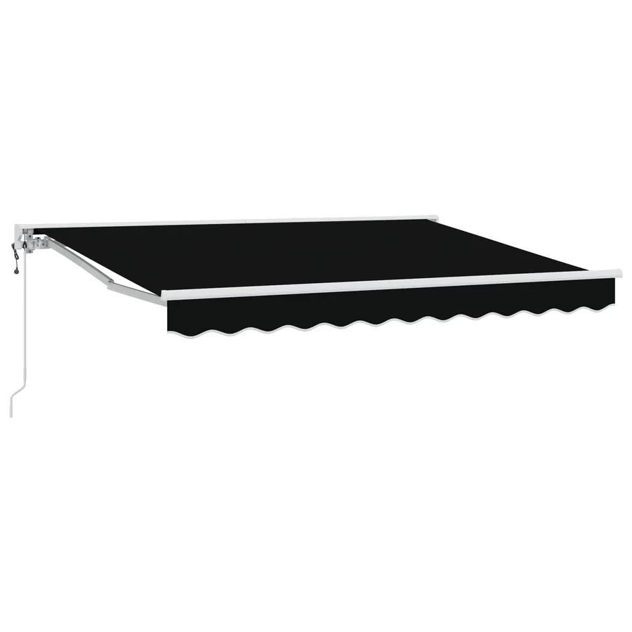 Auvent rétractable électrique Noir 3,5 x 2,5 m - 2