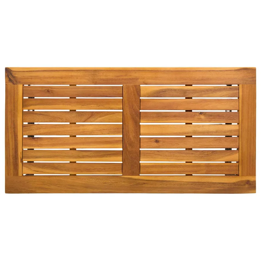 Ensemble de meubles d'extérieur 4 pcs Blanc Naturel et Crème - 10