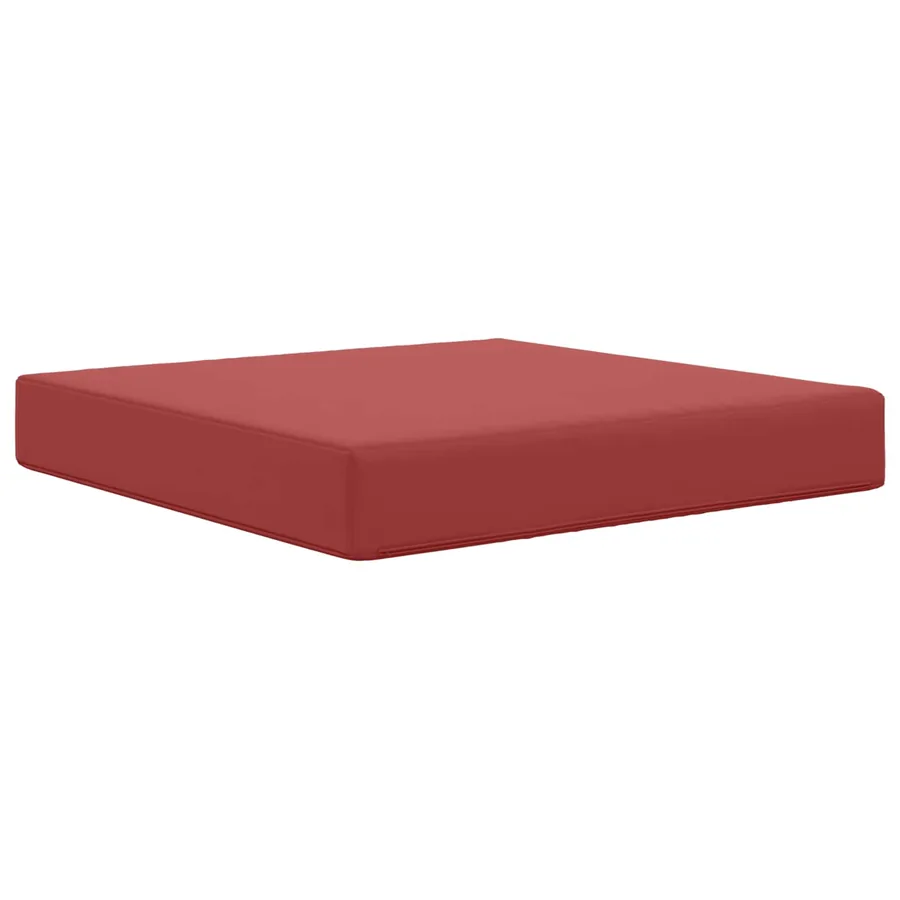 Coussin de canapé d'extérieur Bordeaux 60 x 60 x 8 cm Polyester - 5