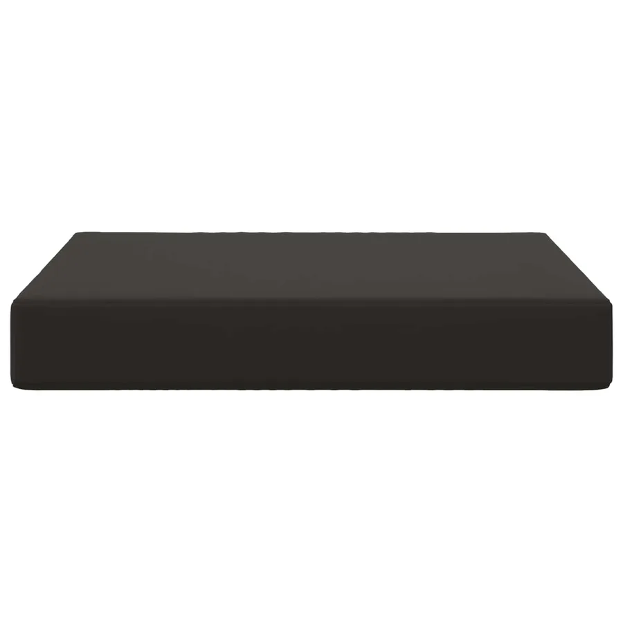 Coussin de canapé d'extérieur Noir 60 x 60 x 8 cm Polyester - 4