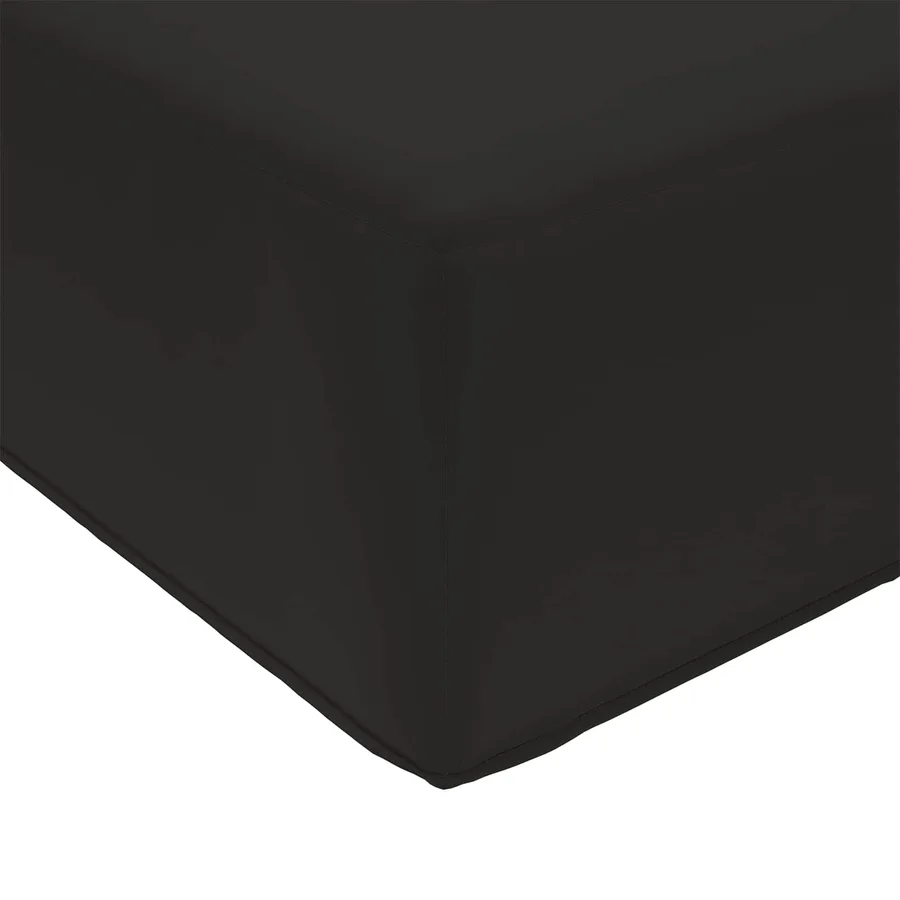 Coussin de canapé d'extérieur Noir 60 x 60 x 8 cm Polyester - 6