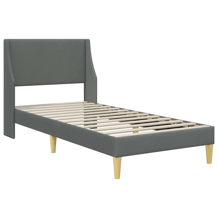 Cadre de lit avec matelas avec tête de lit Polyester - 4