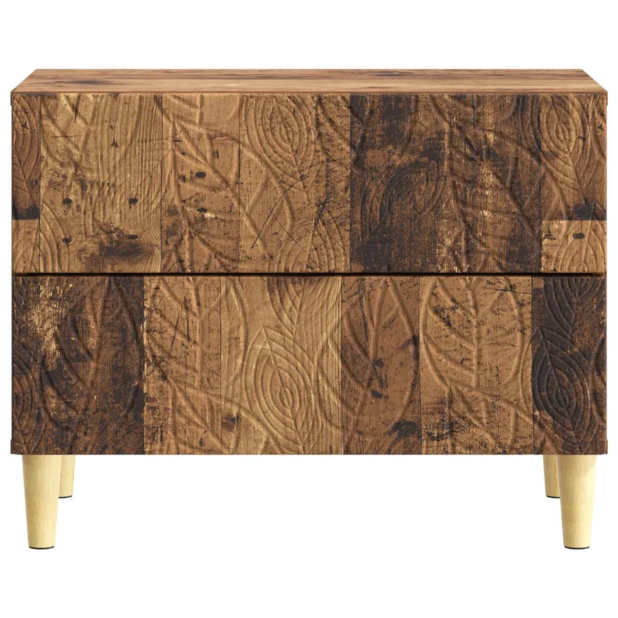 Table de chevet Bois ancien 62 x 34,5 x 48 cm Bois d'ingénierie - 4