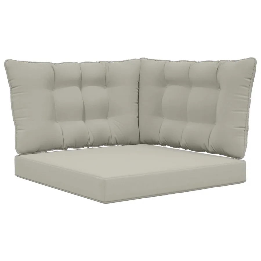 Coussin de canapé d'extérieur Polyester Gris 80 x 43 x 10 cm - 2