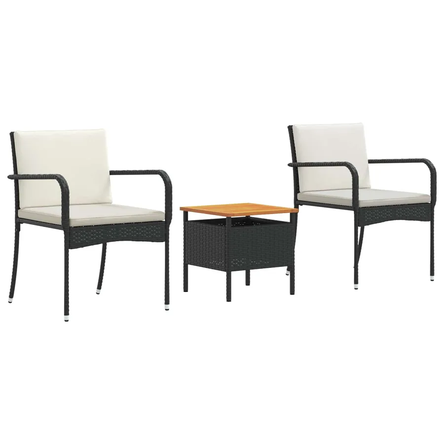 Ensemble de jardin avec coussin acier - 2