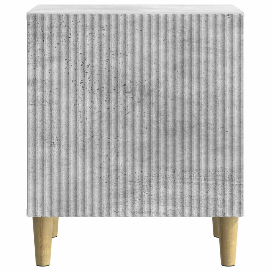 Cabinet de chevet Gris béton 43 x 34,5 x 50 cm - 5