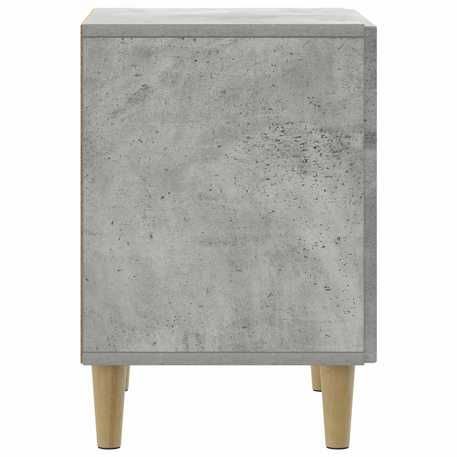 Cabinet de chevet Gris béton 43 x 34,5 x 50 cm - 6