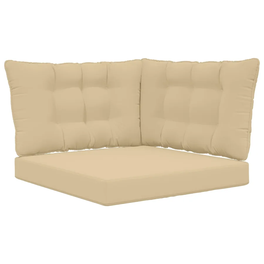 Coussin de canapé d'extérieur Polyester Beige 80 x 43 x 10 cm - 2