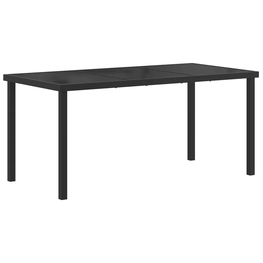 Ensemble de meubles d'extérieur 5 pcs Noir et anthracite - 5