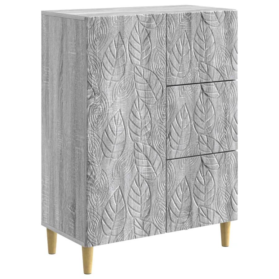 Buffet Sonoma gris 66 x 34,5 x 90 cm Bois d'ingénierie - 2