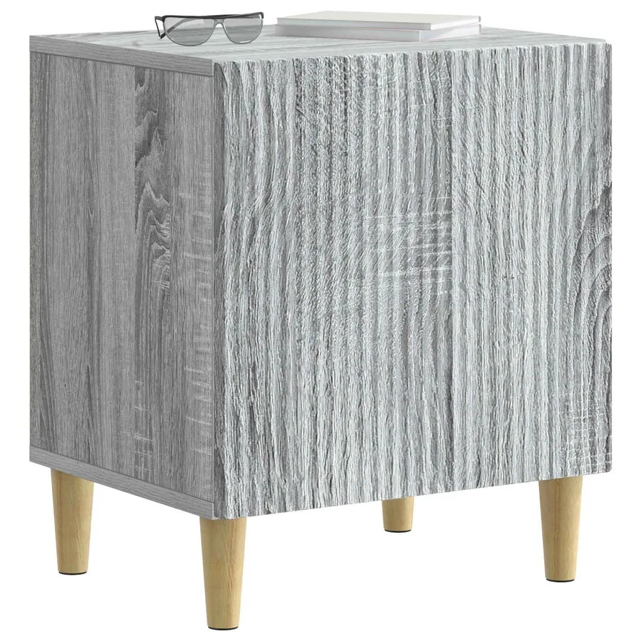 Cabinet de chevet 2 pcs Sonoma gris 43 x 34,5 x 50 cm - 3
