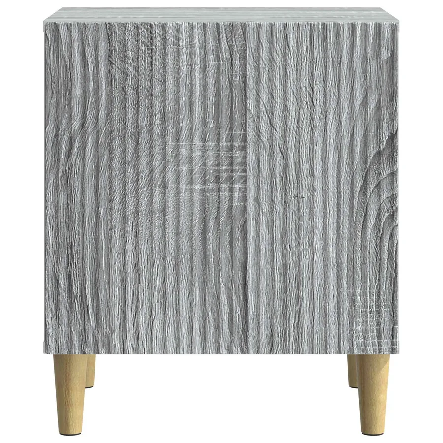Cabinet de chevet 2 pcs Sonoma gris 43 x 34,5 x 50 cm - 7