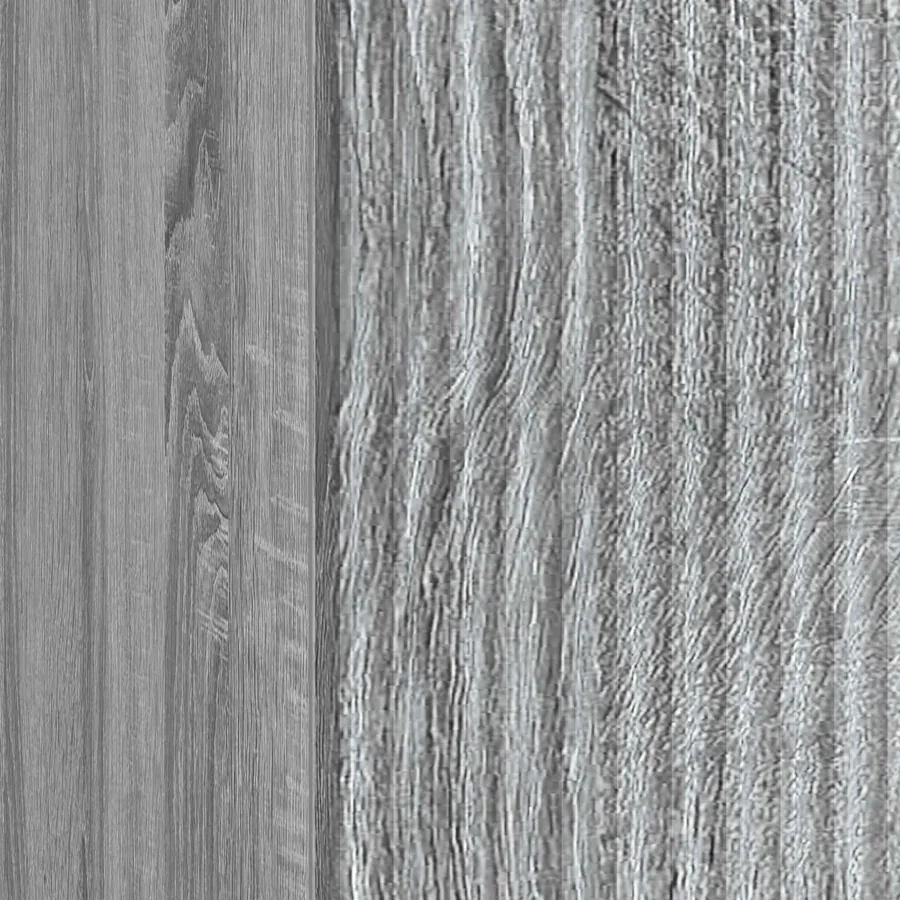 Cabinet de chevet 2 pcs Sonoma gris 43 x 34,5 x 50 cm - 8