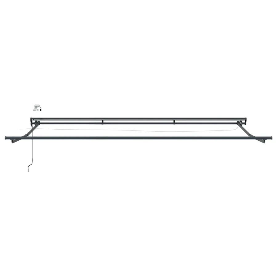 Auvent rétractable électrique Bleu, Blanc, Anthracite 5 × 3,5 m - 7