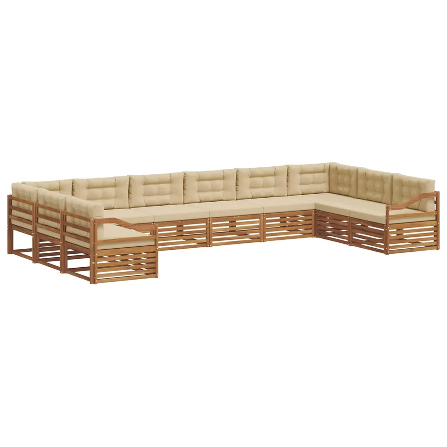 Ensembles de canapés 10 pc Naturel et Beige - 2