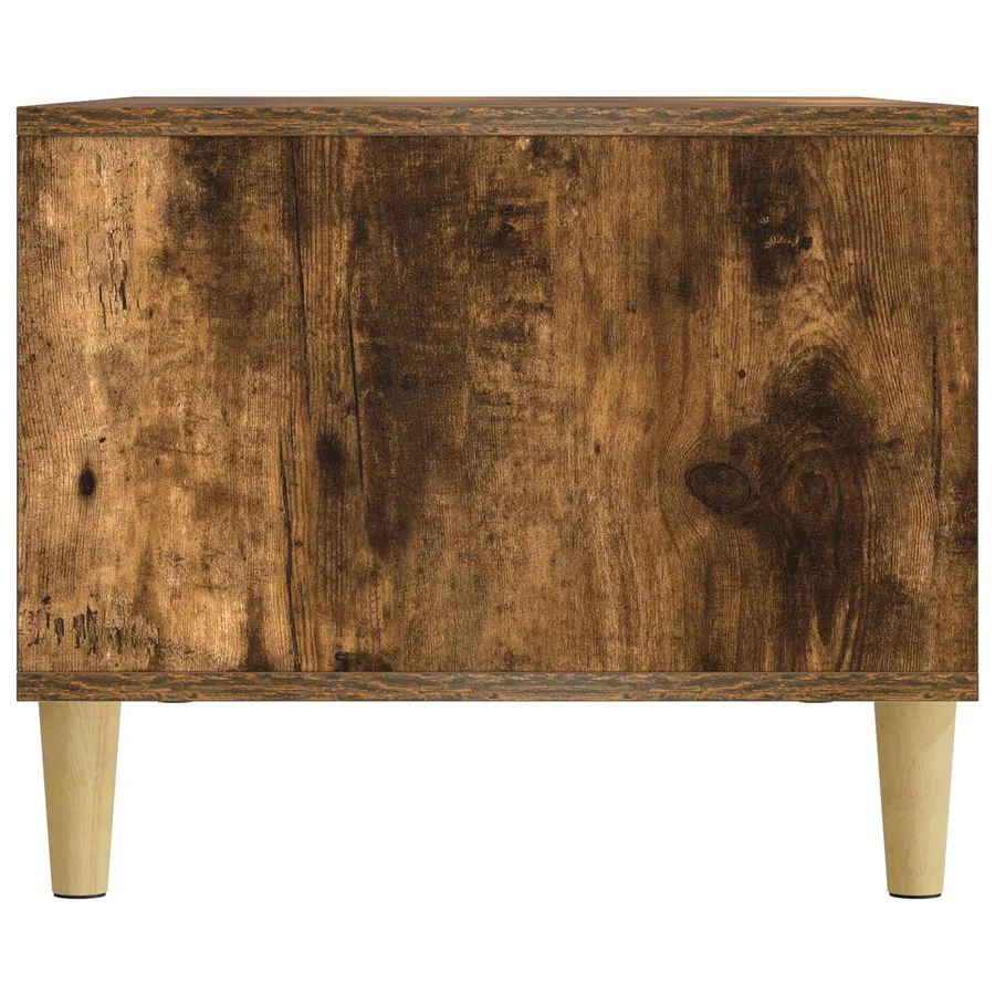 Table basse Chêne fumé 90 x 50 x 40 cm Bois d'ingénierie - 6