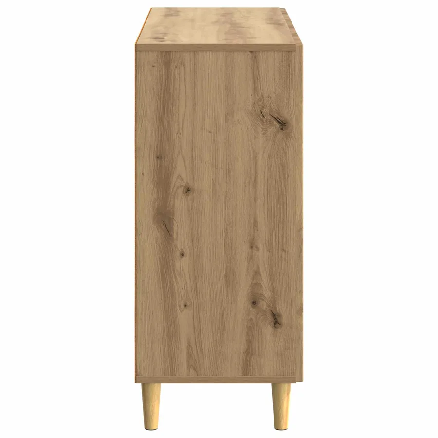 Buffet Chêne artisanal 89 x 34,5 x 80 cm Bois d'ingénierie - 7