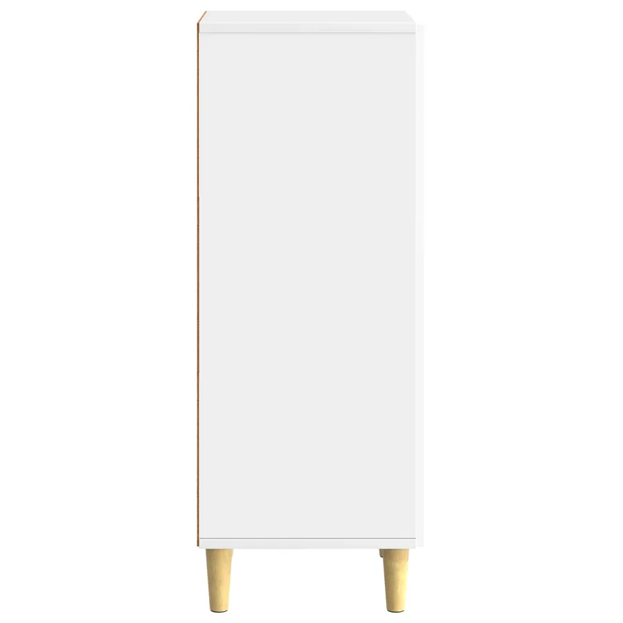 Buffet Blanc brillant 33 x 34,5 x 90 cm Bois d'ingénierie - 7