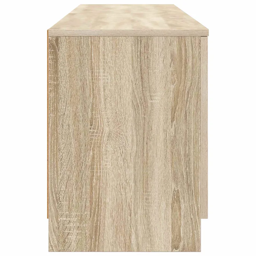 Armoire de rangement pour lit mezzanine 2 pc Chêne Sonoma - 6