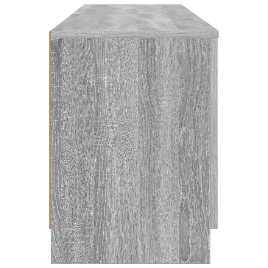 Armoire de rangement pour lit mezzanine 2 pc Sonoma gris - 6