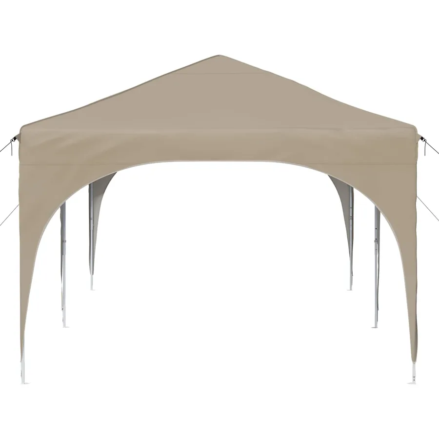 Tente de fête pop-up 575 x 288 x 245 cm Crème Tissu Oxford - 6