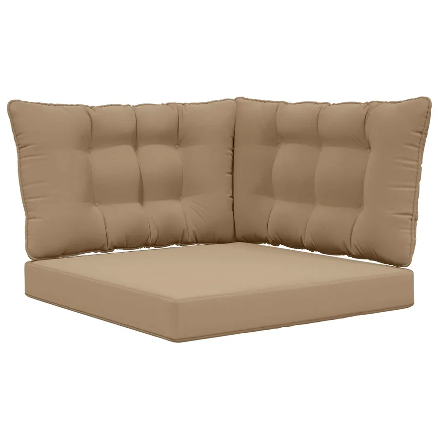 Coussin de canapé d'extérieur Polyester Taupe 80 x 43 x 10 cm - 2