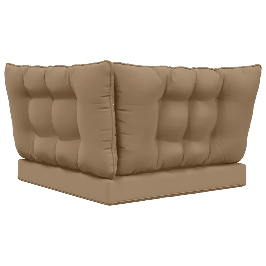 Coussin de canapé d'extérieur Polyester Taupe 80 x 43 x 10 cm - 7