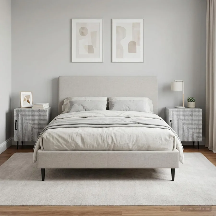 Cabinet de chevet 2 pcs Sonoma gris 43 x 34,5 x 50 cm