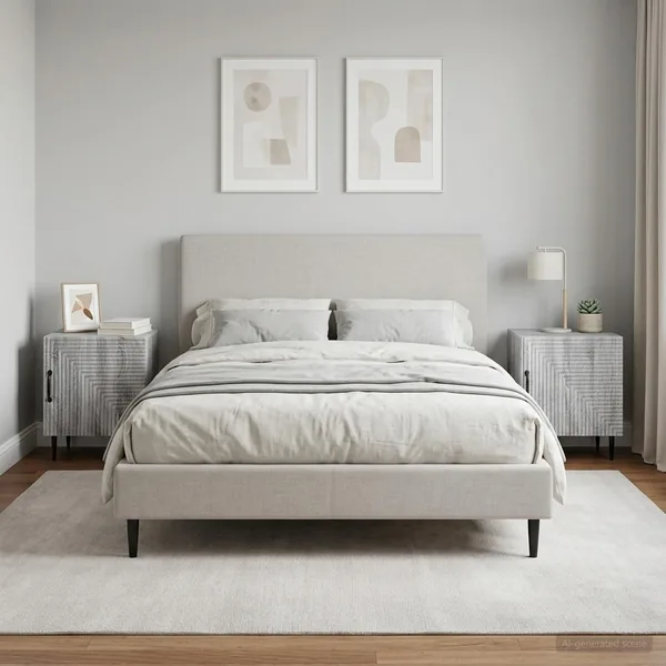 Cabinet de chevet 2 pcs Sonoma gris 43 x 34,5 x 50 cm