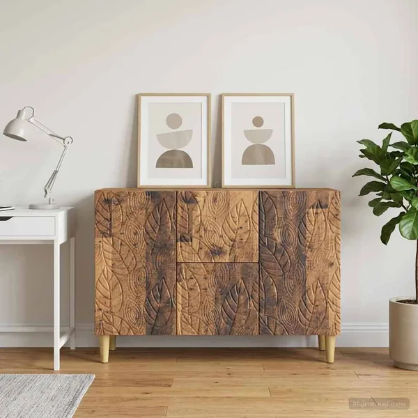 Buffet Bois ancien 89 x 34,5 x 60 cm Bois d'ingénierie