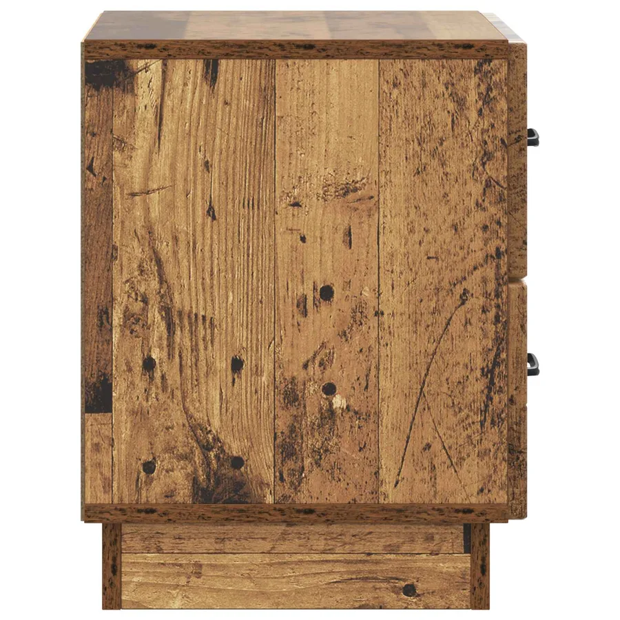 Cabinet de chevet avec tiroir Bois ancien 43 x 34,5 x 44,5 cm - 6
