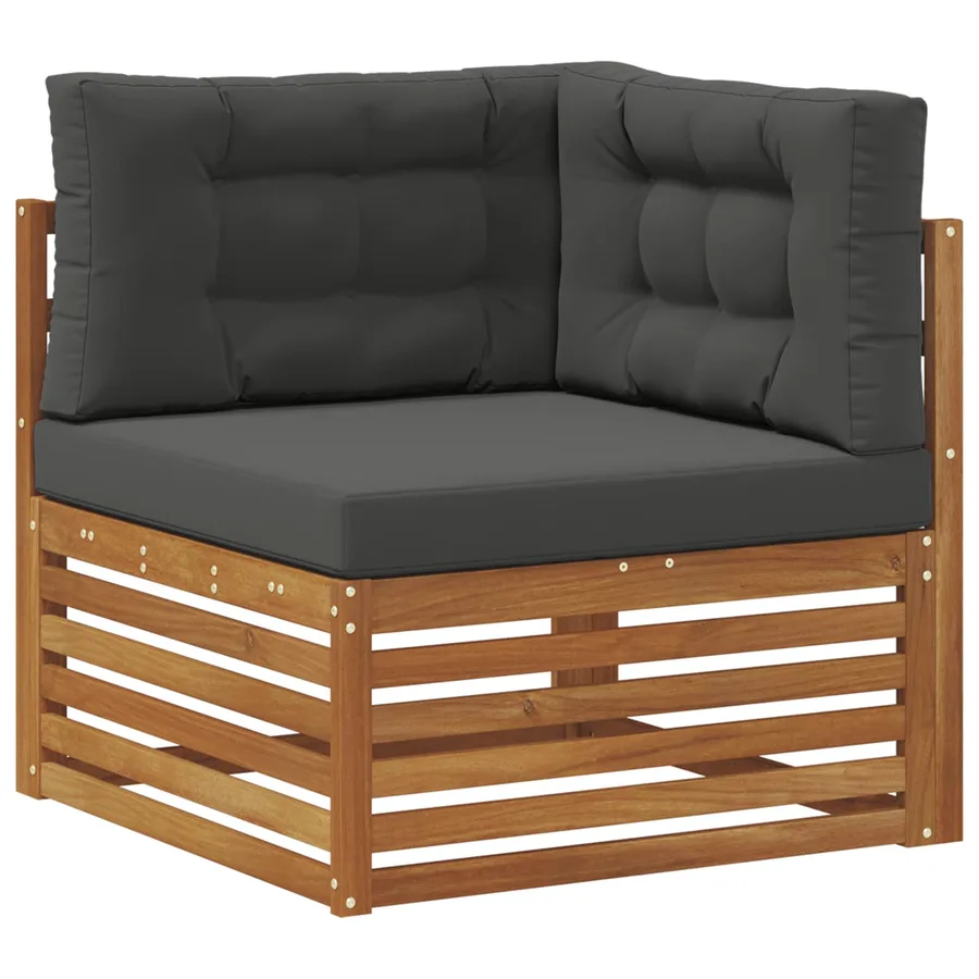 Ensembles de canapés 6 pc Naturel et Anthracite - 4