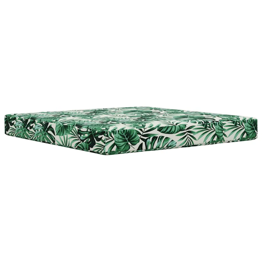 Coussin de canapé d'extérieur 3 pcs Motif feuille Polyester - 4