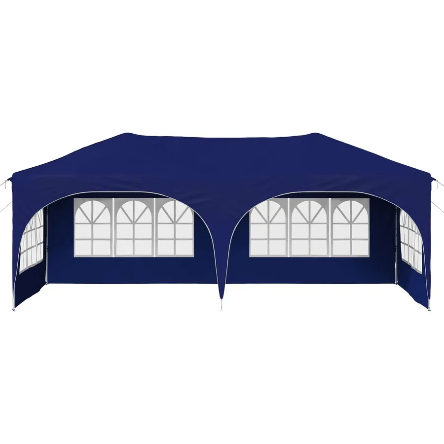 Tente de fête pop-up 575 x 288 x 245 cm Bleu Tissu Oxford - 5