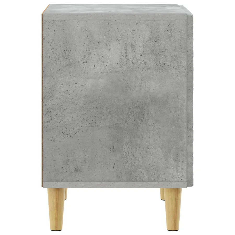 Table de chevet 2 pcs Gris béton 43 x 34,5 x 50 cm - 7