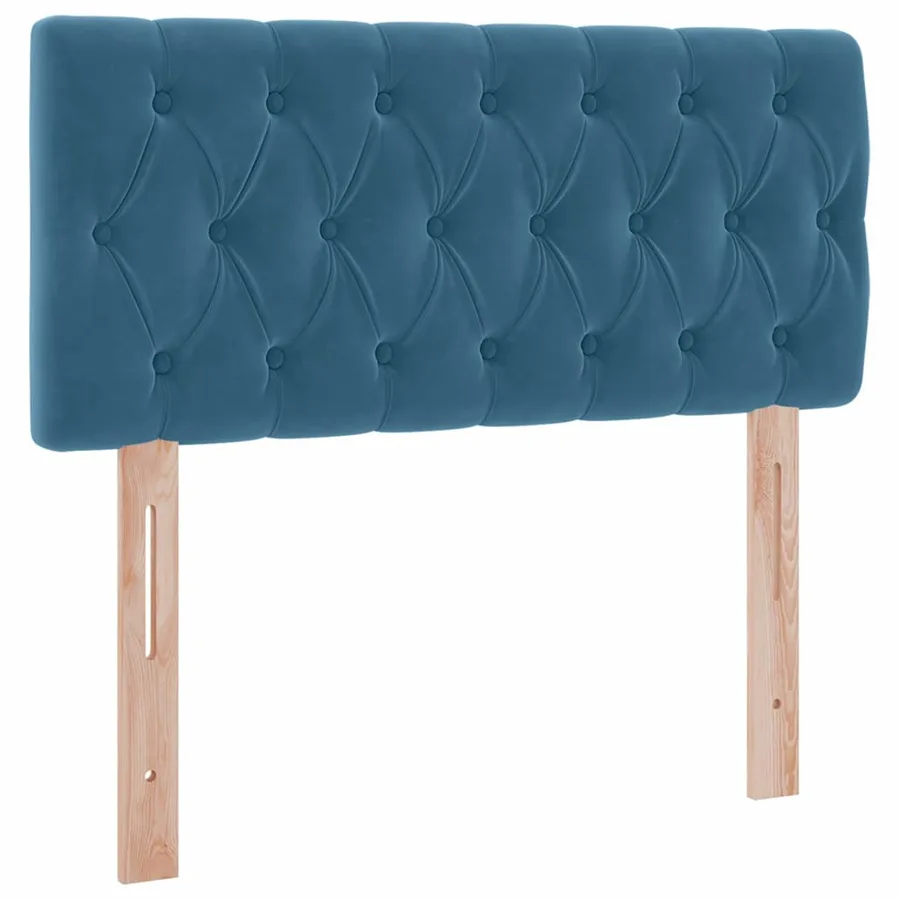 Lit de rangement LED avec matelas Bleu foncé 100 x 200 cm - 10