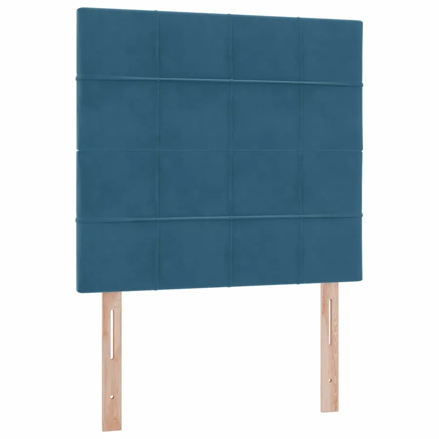 Lit de rangement LED avec matelas Bleu foncé 90 x 190 cm - 10