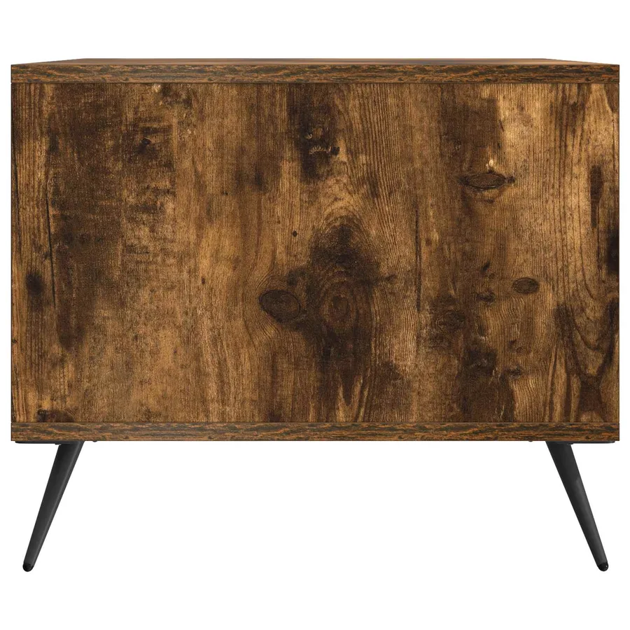 Table basse Chêne fumé 90 x 50 x 40 cm Bois d'ingénierie - 6