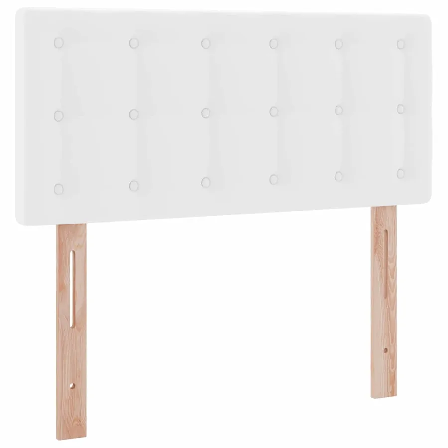 Lit avec rangement et LED avec bandes LED Blanc pur 90 x 200 cm - 8