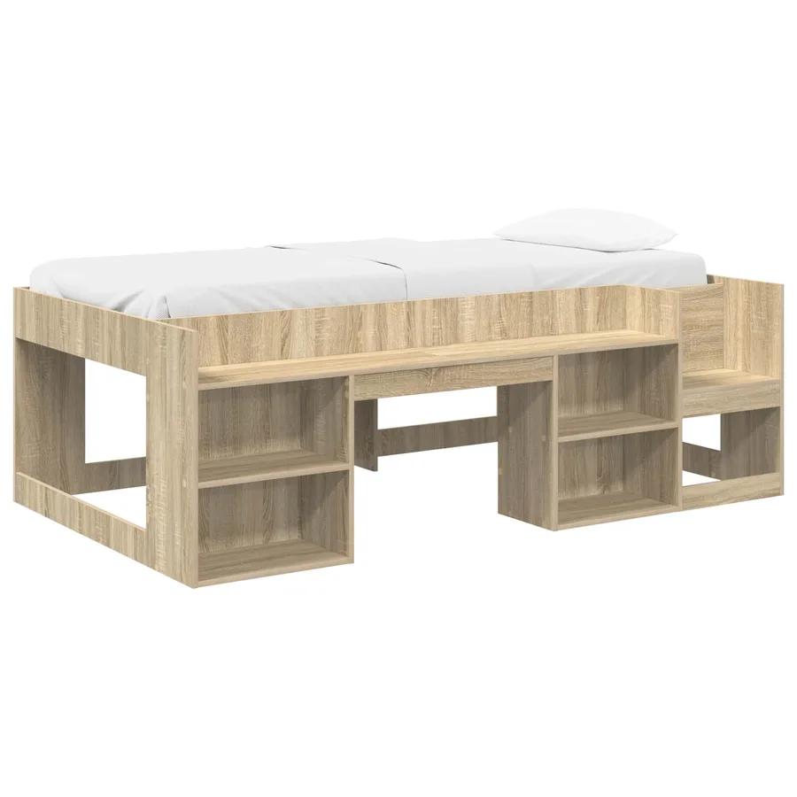 Cadre de lit pour enfants avec rangement Chêne Sonoma - 2