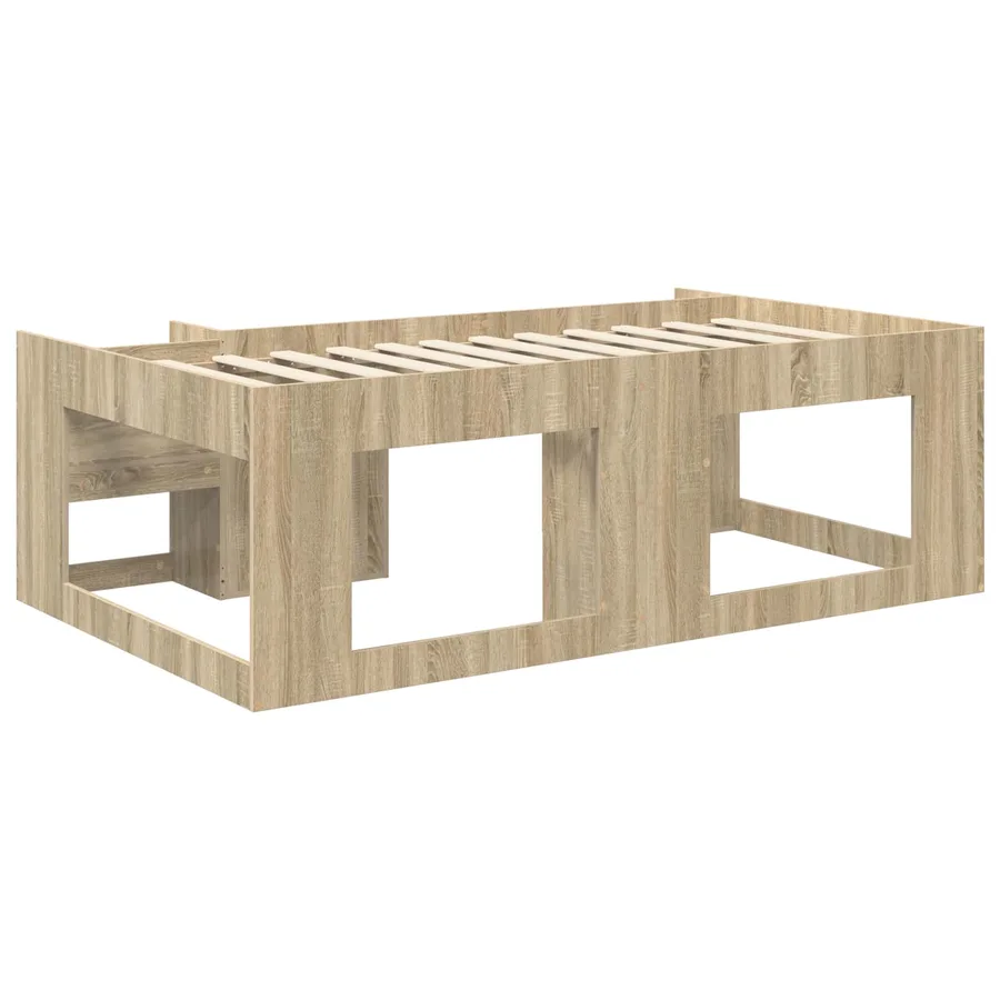 Cadre de lit pour enfants avec rangement Chêne Sonoma - 5