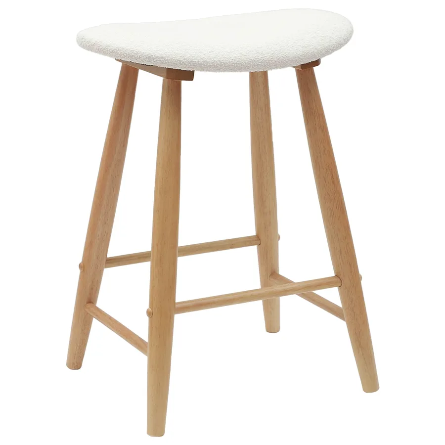 Chaises de salle à manger 2 pcs Naturel 46 x 37 x 63 cm - 4