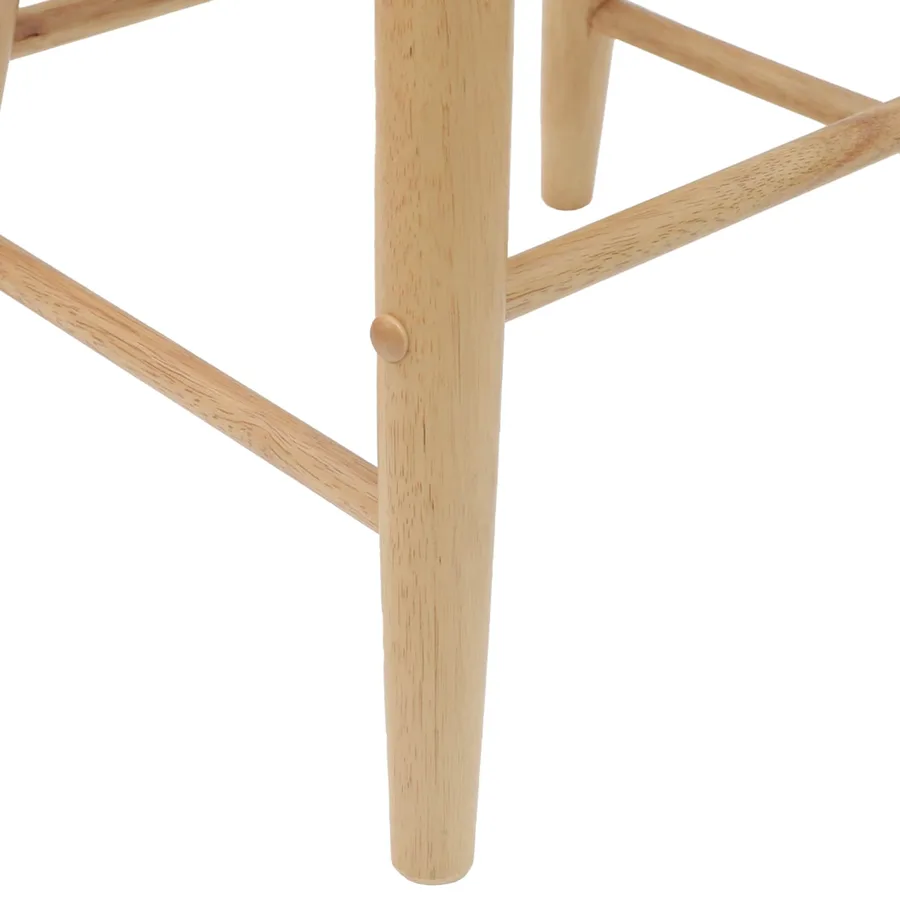 Chaises de salle à manger 2 pcs Naturel 46 x 37 x 63 cm - 7