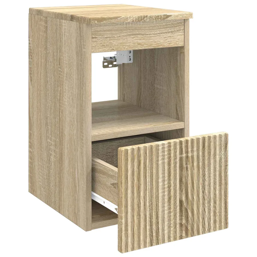 Armoire de salle de bain Chêne Sonoma 30 x 35 x 50 cm - 5